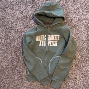 Ladies Green XL Abercrombie & Fitch Hoodie